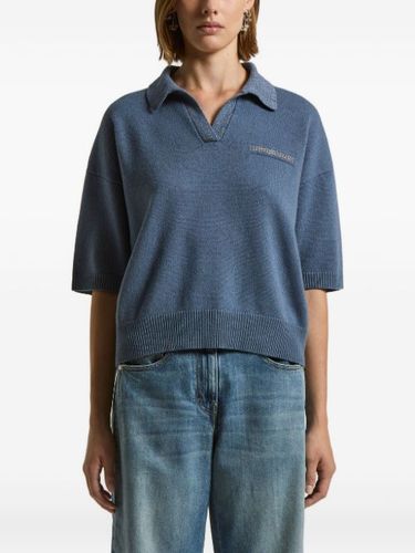 Peserico pull à col polo - Bleu - Peserico - Modalova