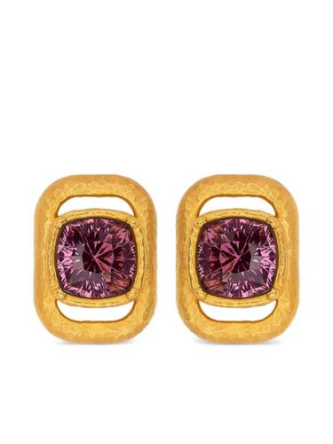 Boucles d'oreilles à monture carrée - Oscar de la Renta - Modalova