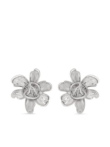 Boucles d'oreilles à fleurs - Oscar de la Renta - Modalova