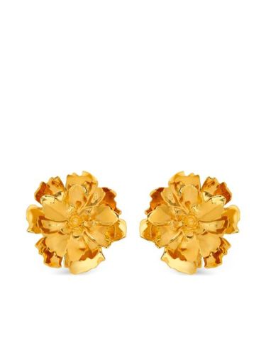 Petites boucles d'oreilles Peony à clip - Oscar de la Renta - Modalova