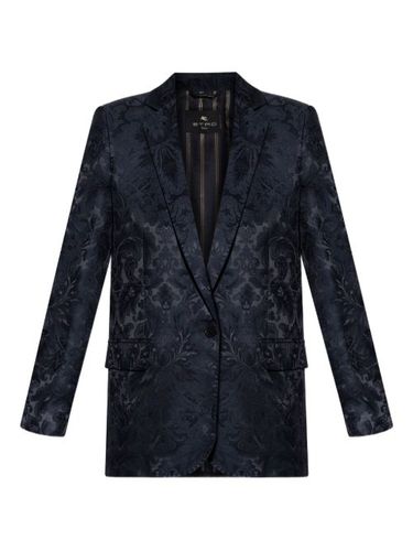 ETRO blazer droit à fleurs - Bleu - ETRO - Modalova