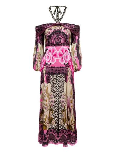 Robe mi-longue Cici à fleurs en dentelle - Temperley London - Modalova
