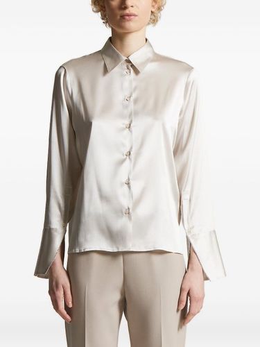 Chemise en satin à poignets amples - Peserico - Modalova