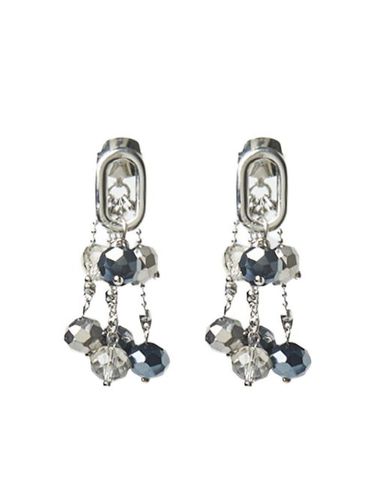 Boucles d'oreilles pendantes à détail perles - Peserico - Modalova