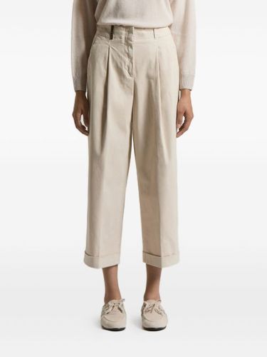 Pantalon plissé à coupe courte - Peserico - Modalova