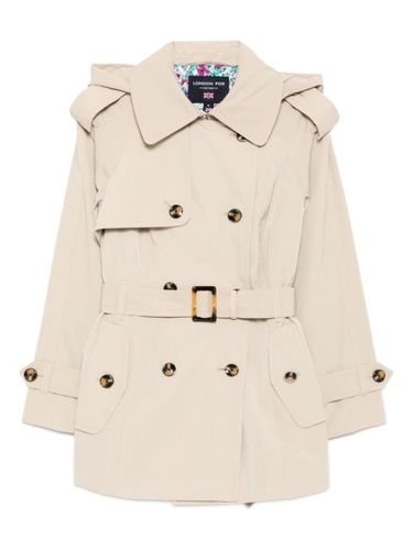 Trench ceinturé à capuche - London Fog - Modalova