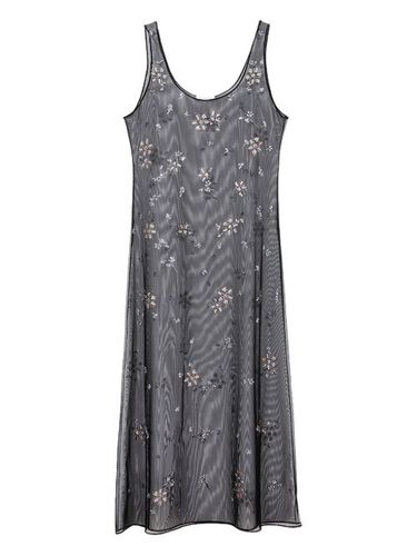 Robe à fleurs en sequins - Rabanne - Modalova