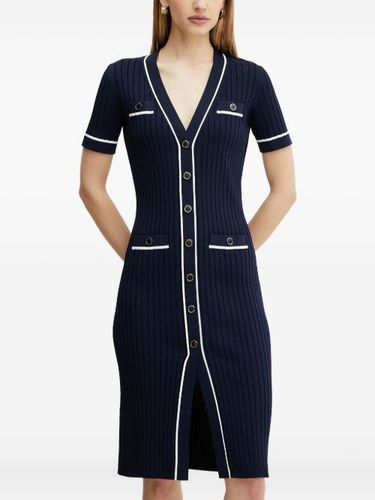 Robe nervurée à boutonnière - LUISA SPAGNOLI - Modalova