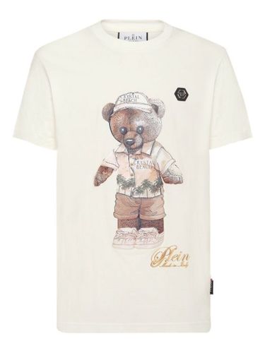 T-shirt en coton à imprimé Teddy Bear - Philipp Plein - Modalova
