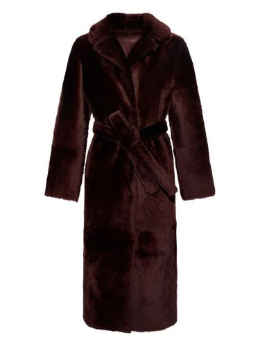 Manteau ceinturé à design réversible - Yves Salomon - Modalova