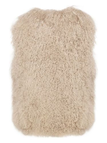 Gilet en mouton retourné - Yves Salomon - Modalova