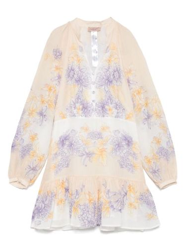 Robe en coton à fleurs - TWINSET - Modalova