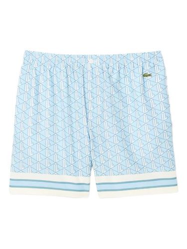 Lacoste short à logo brodé - Bleu - Lacoste - Modalova
