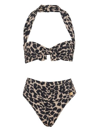 Bikini à imprimé léopard - Balmain - Modalova