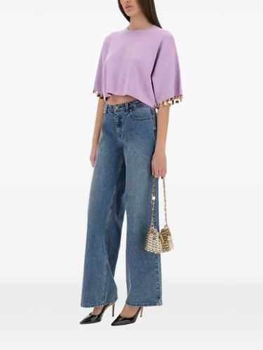 T-shirt crop à ornements - Rabanne - Modalova