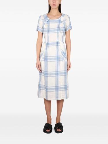 Robe longue plissée à carreaux - ASPESI - Modalova