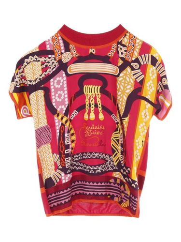 T-shirt Fantaisie en soie (années 2010) - Hermès Pre-Owned - Modalova
