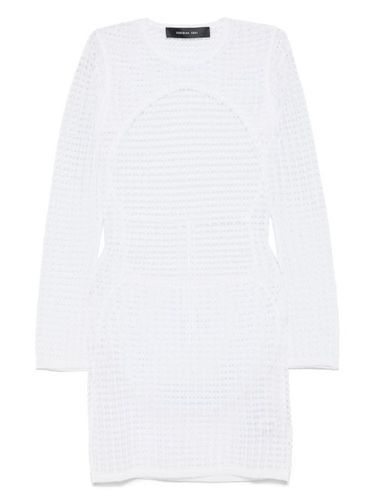 Robe mi-longue à effet de transparence - Federica Tosi - Modalova