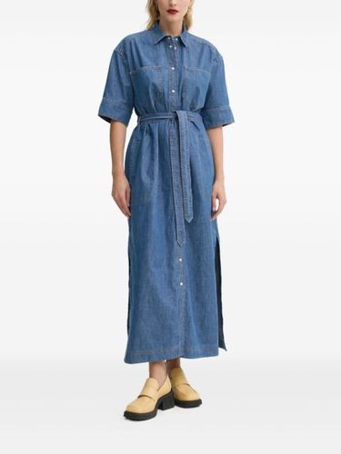 Robe en jean à taille ceinturée - MUNTHE - Modalova