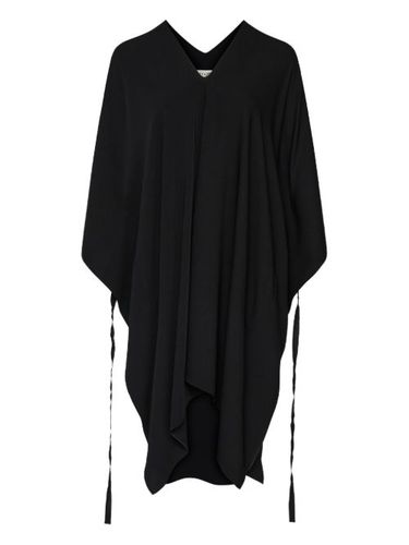 Robe mi-longue à col v - MM6 Maison Margiela - Modalova