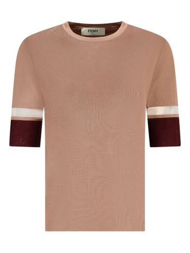 FENDI t-shirt à rayures - Rose - FENDI - Modalova