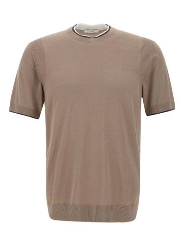 T-shirt en soie mélangée - Paolo Pecora - Modalova