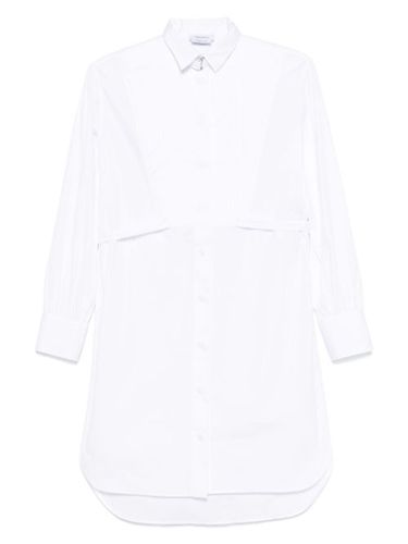Robe-chemise à empiècement plissé - Alexander McQueen - Modalova