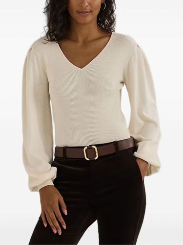 Haut à manches bouffantes - Lauren Ralph Lauren - Modalova