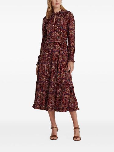 Robe mi-longue à motif cachemire - Lauren Ralph Lauren - Modalova