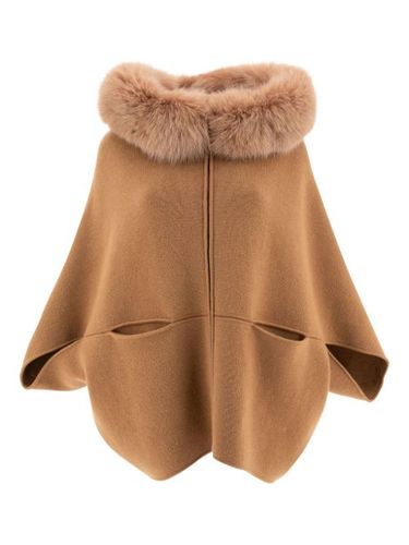 Poncho à capuche - GIOVI - Modalova