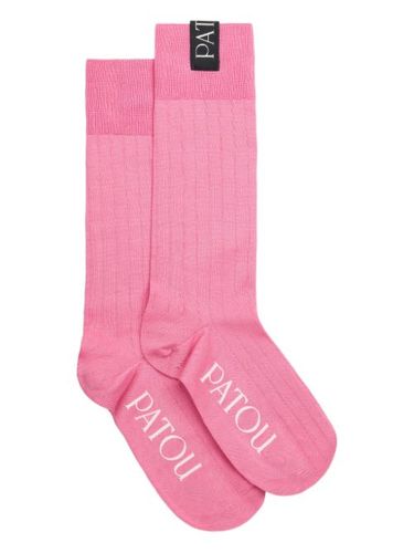 Chaussettes côtelées à logo - Patou - Modalova