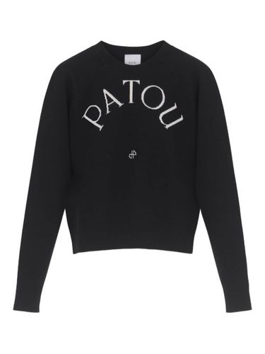 Pull en laine à logo brodé - Patou - Modalova