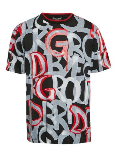 T-shirt en coton à imprimé graffiti - Dolce & Gabbana Pre-Owned - Modalova