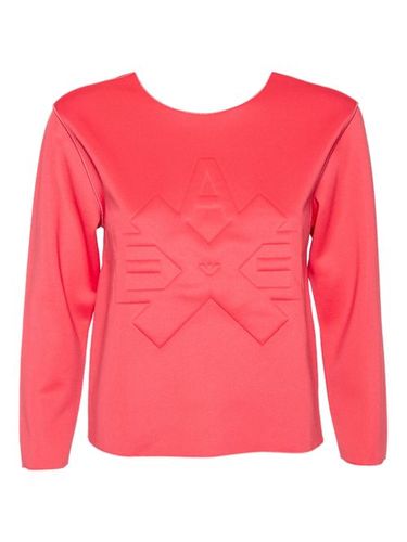 T-shirt à logo embossé - Emporio Armani Pre-Owned - Modalova