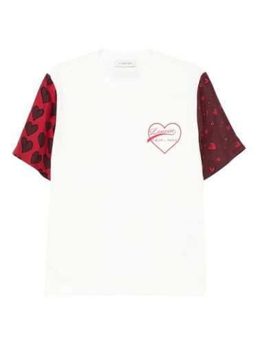 T-shirt à imprimé cœur - Lanvin - Modalova