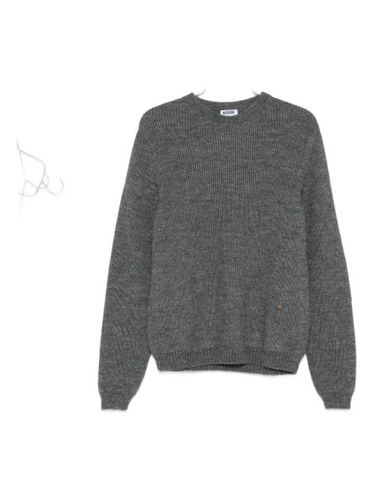 Pull côtelé en laine alpaga - Moschino - Modalova