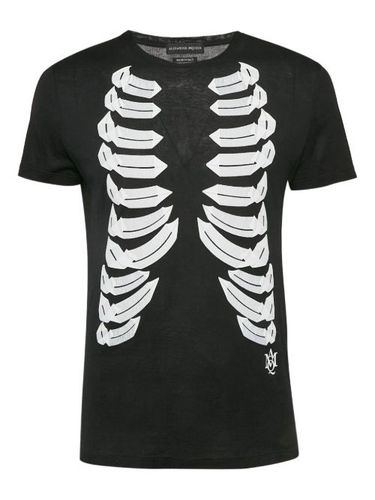 T-shirt ribcage à imprimé graphique - Alexander McQueen Pre-Owned - Modalova