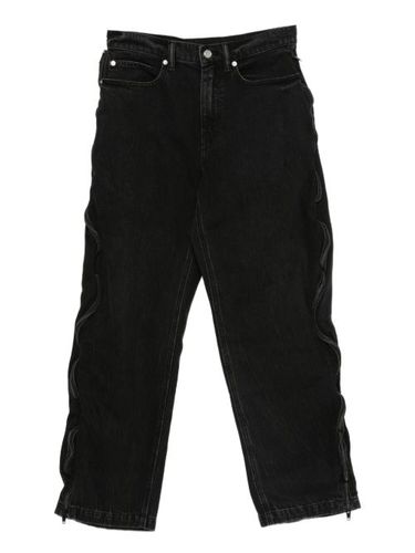 Jean délavé à détails de zips - Alexander Wang - Modalova