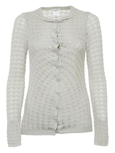Cardigan en maille ajouré - Oscar de la Renta Pre-Owned - Modalova