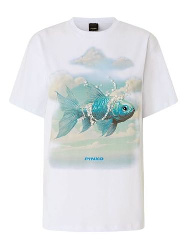 T-shirt à imprimé graphique - PINKO - Modalova