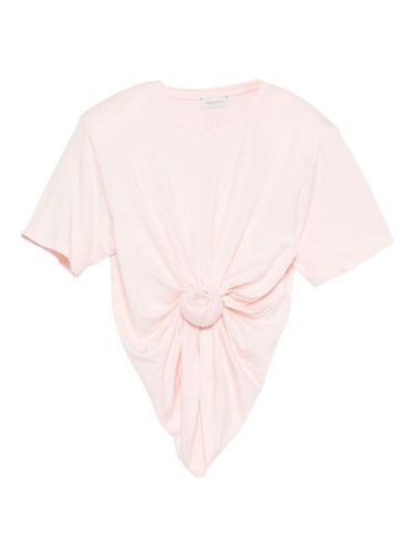 Knotted front T-shirt - Magda Butrym - Modalova