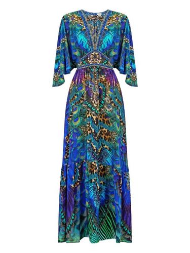 Robe volantée à ourlet asymétrique - Camilla - Modalova