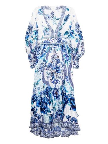 Robe mi-longue boutonnée - Camilla - Modalova