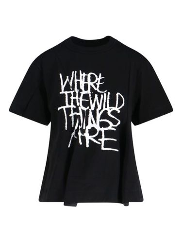 T-shirt à imprimé graphique - sacai - Modalova