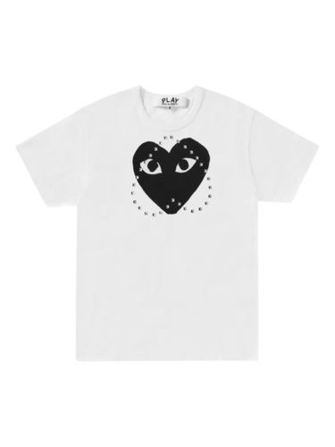 T-shirt clouté à logo imprimé - Comme Des Garçons Play - Modalova