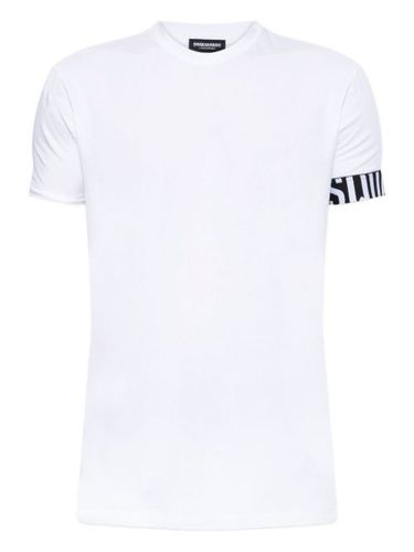 T-shirt à bande logo - DSQUARED2 - Modalova