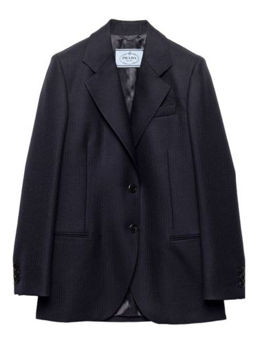 Blazer à logo triangle - Prada - Modalova