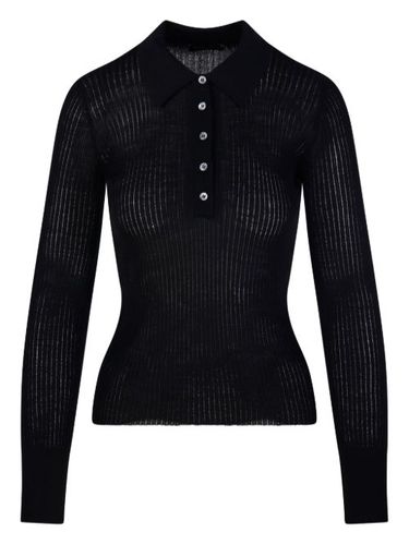 Pull côtelé à col polo - Roberto Collina - Modalova