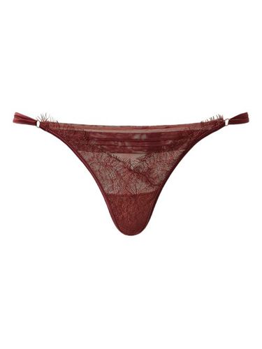 Chantilly-lace g-string thongs - TWINSET - Modalova