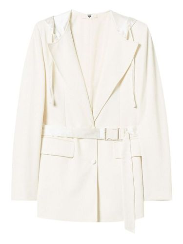 Blazer ceinturé à capuche - TWINSET - Modalova